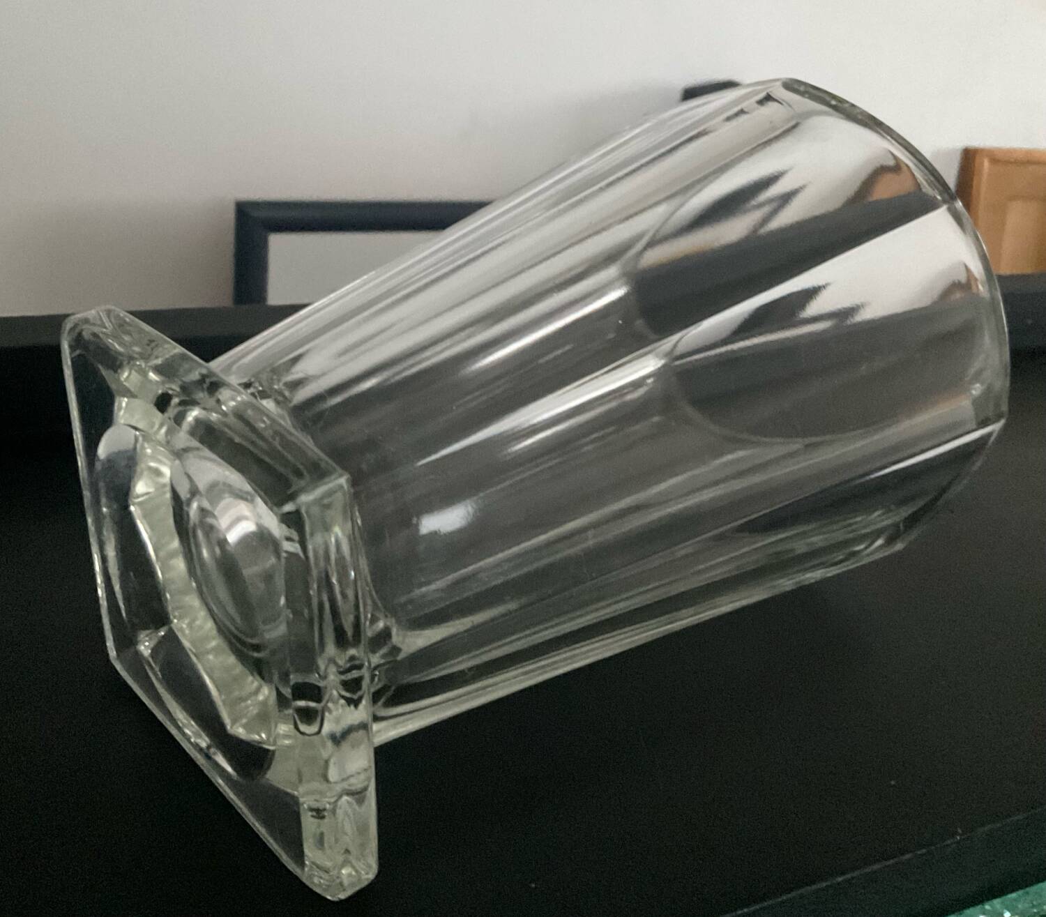 Art Deco crystal vase