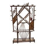 Bamboo coat rack early twentieth century