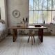 Table, bureau en teck 1970