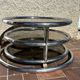 Vintage swivel coffee table by Milo Baughman, Artedis Roche Bobois