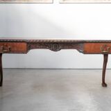 Late 19th/Early 20th Century Edwardian Desk with Lion Paw Feet
