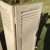 Pair of Persian shutters, old wood screen 2 fronts