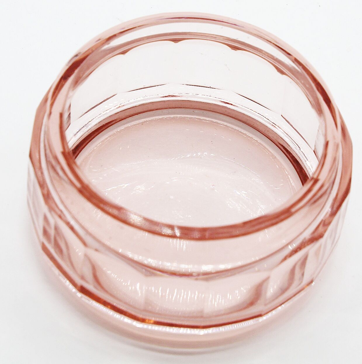 Pink glass candy