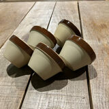 Stoneware pot bowls from Digoin France