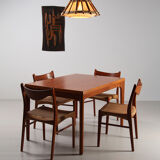 Vintage suspension in wool and wood