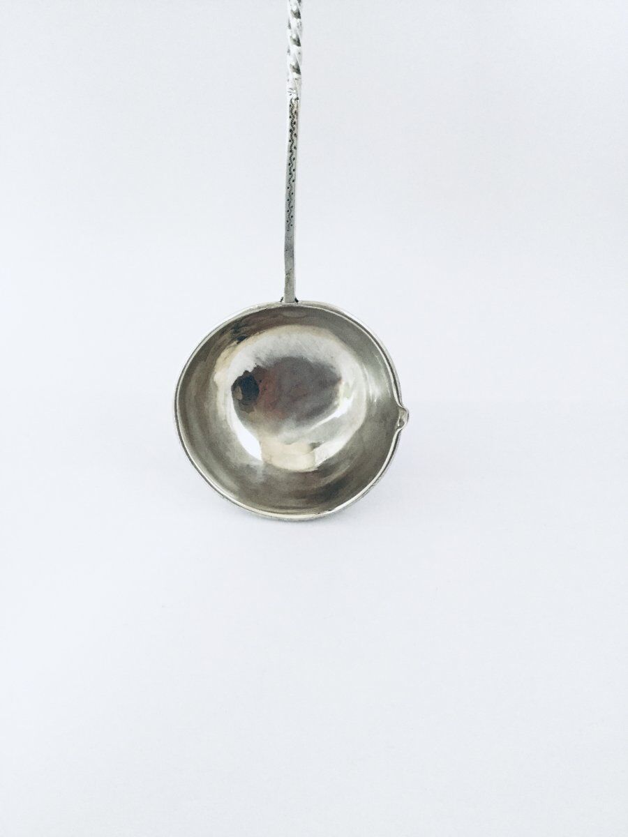 Silver punch ladle, Eugène Cadot