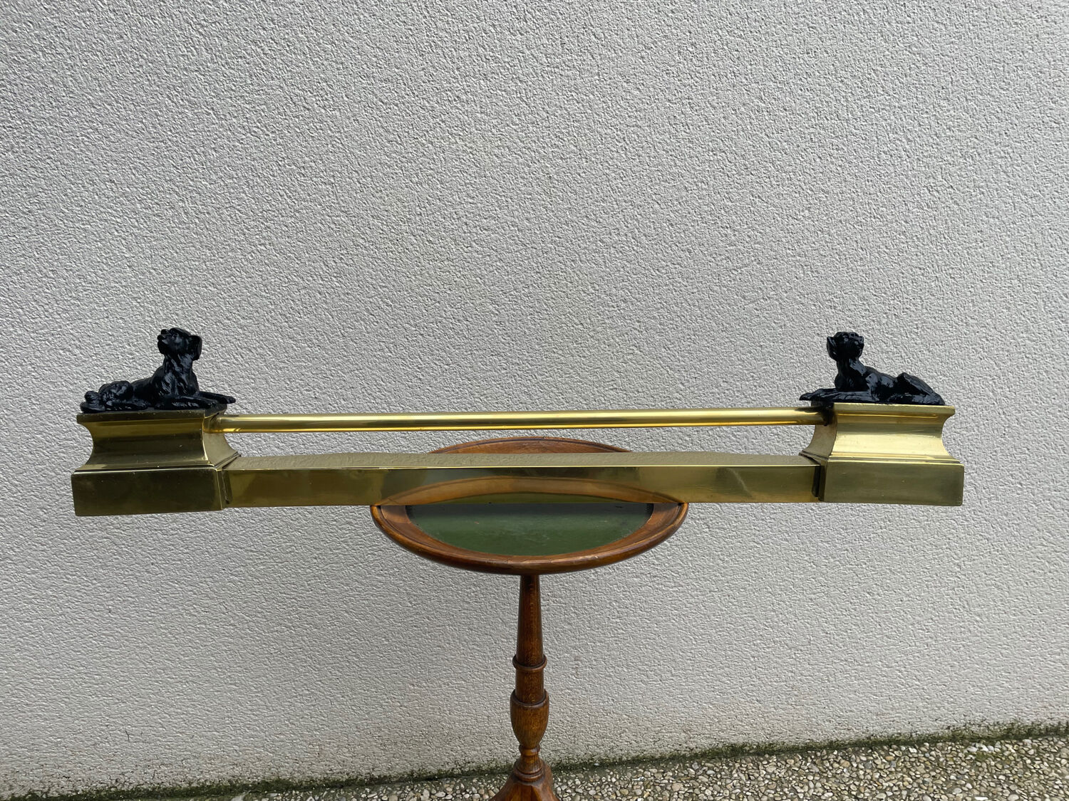 Barre de cheminée vintage