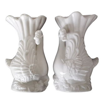Pair of earthenware saturator vases