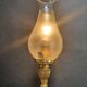 Pair of antique gold wall sconces