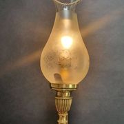 Pair of antique gold wall sconces