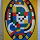 Orphism, Follower of Sonia Delaunay, Oil on panel, 67 x 46 cm