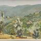 French vintage signed oil painting