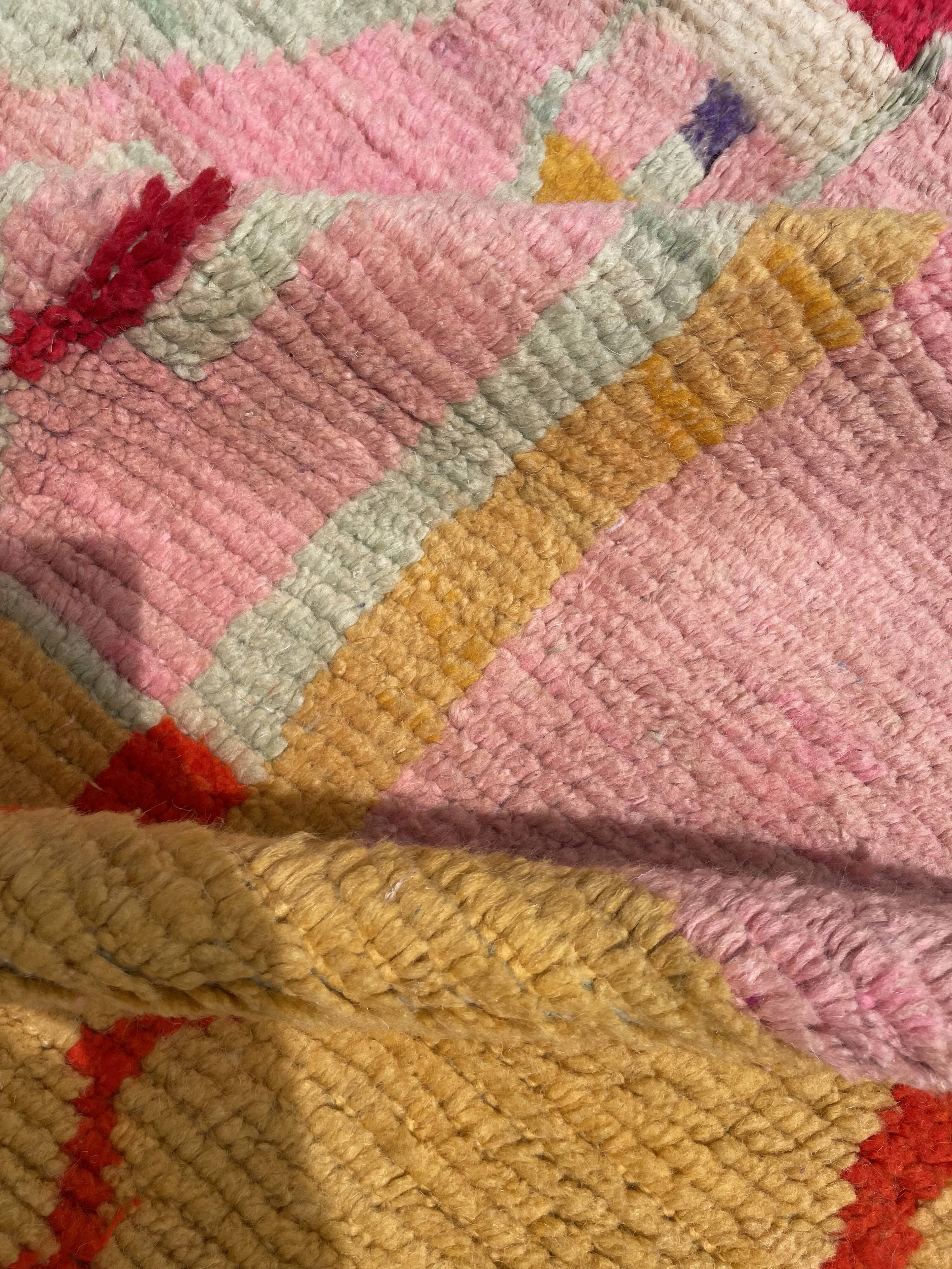 Colorful rugs berbere boujad