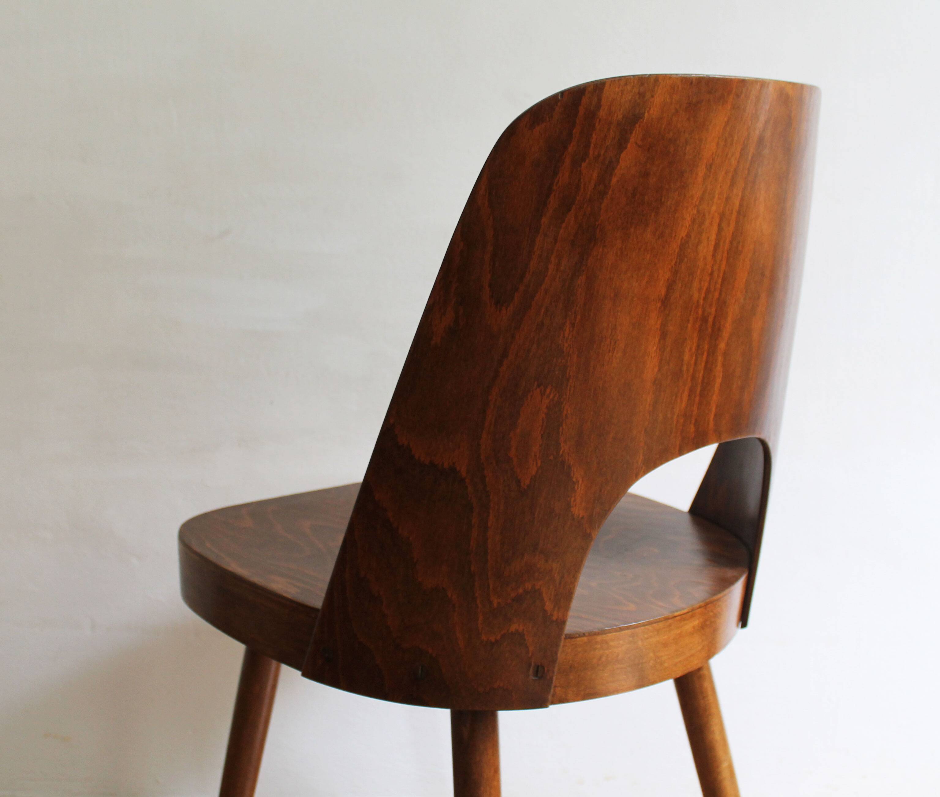 Mid Century Dining Chair No.515 by Oswald Haerdtl for TON Company