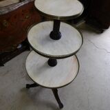 Rotating store floor in mahogany and marble of the nineteenth century