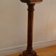 Wooden column pedestal in Louis XVI style, height: 93 cm.
