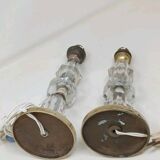 Two bedside lamp bases