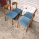Vintage Scandinavian teak chairs 1960