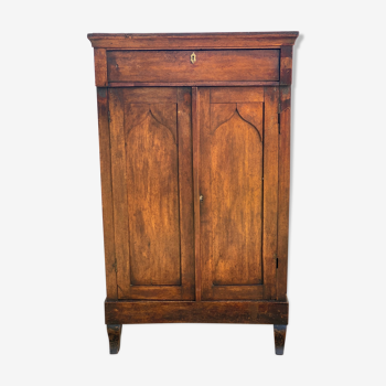 Biedermeier style oak wood cabinet