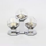 Pair of Two Wall Sconces by Motoko Ishii for Staff, Germany, 1970s