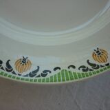 Round dish faience Sarreguemines Maroussia