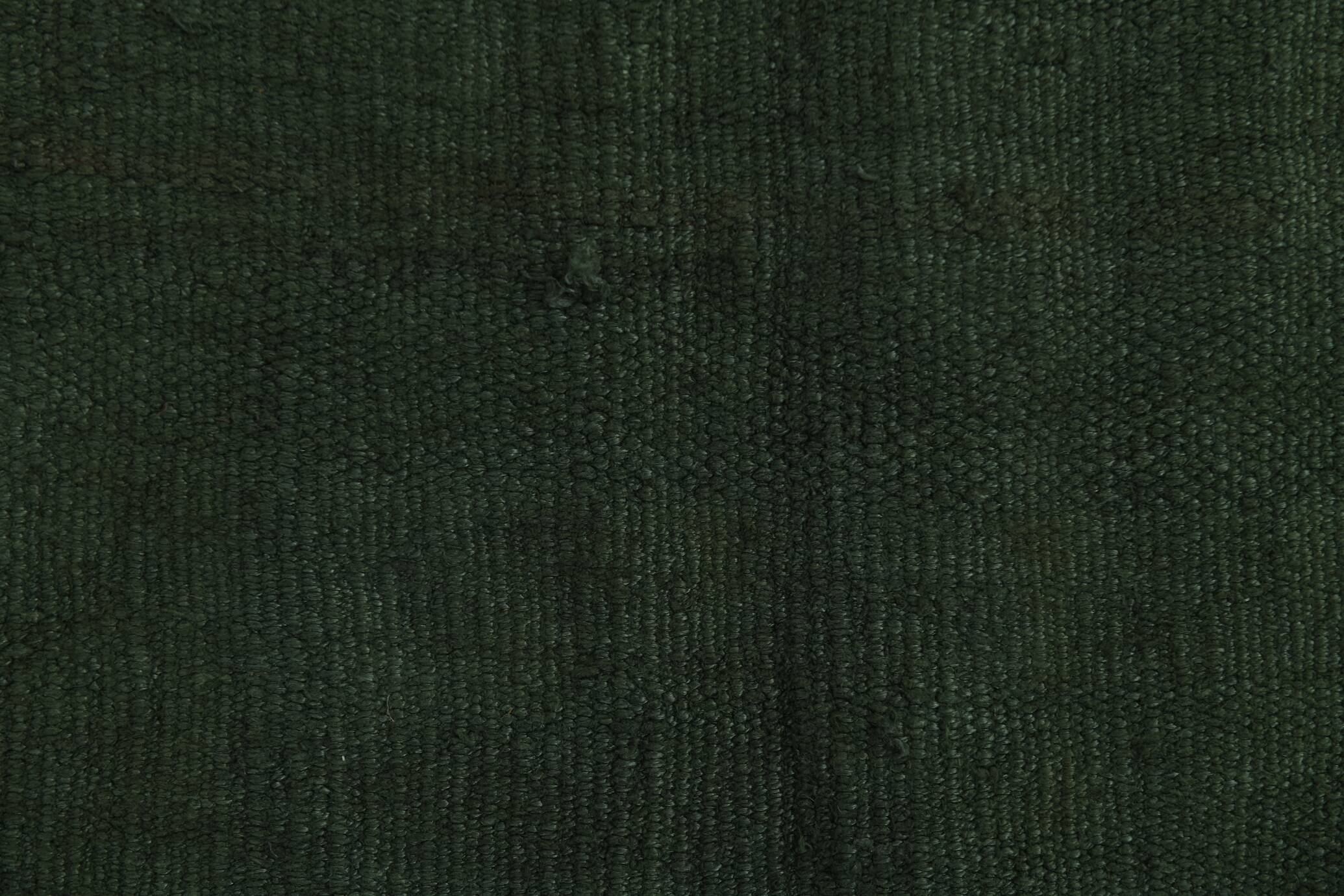 5x7 Green Turkish Kilim Rug, 142x229Cm