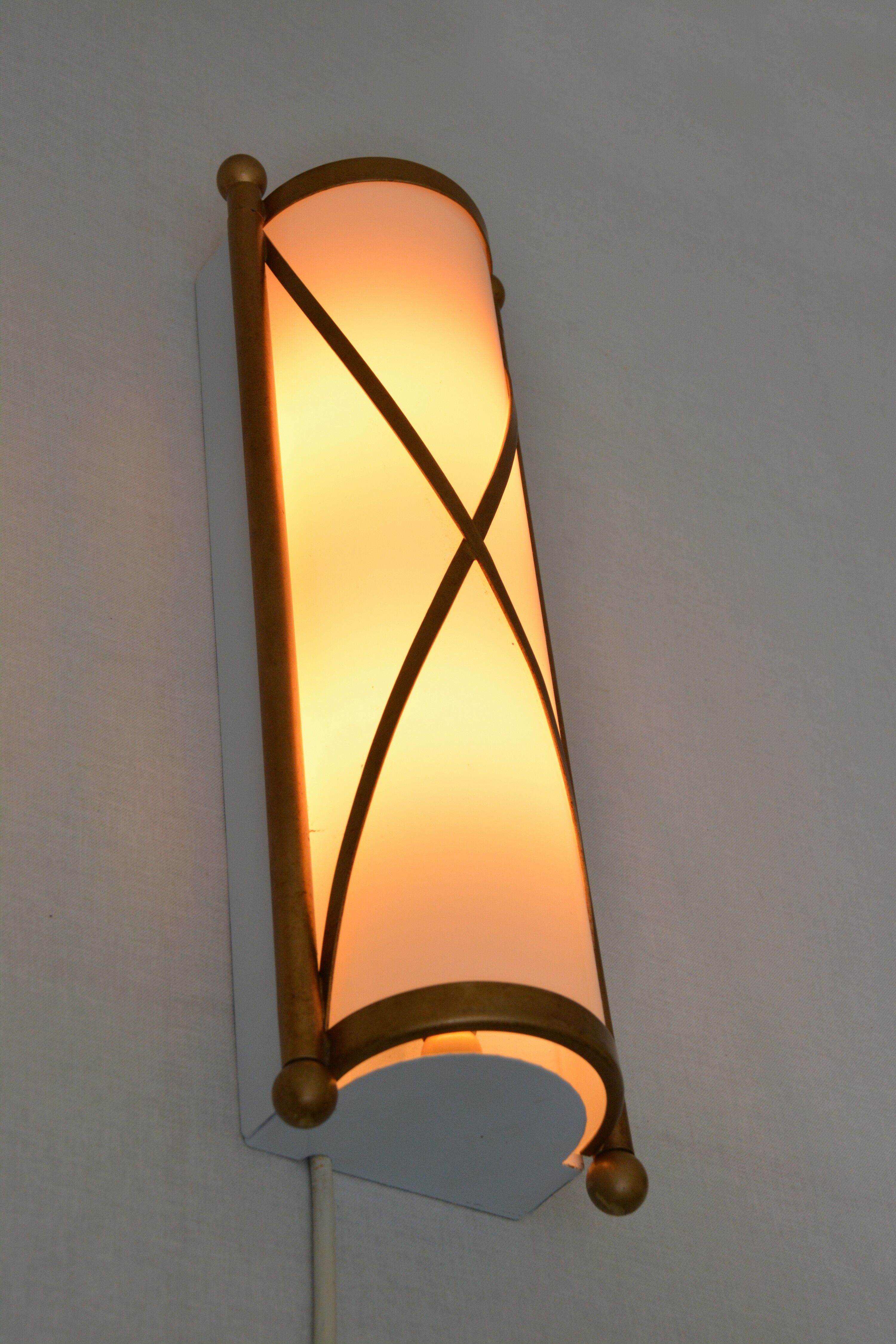 Set of 3 wall lamps by Paolo Marioni, Classical Royal