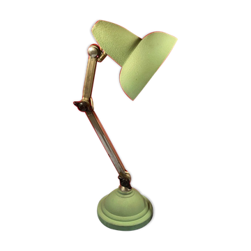 Ancienne lampe d'atelier super chrome à 2 bras