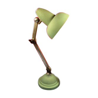 Ancienne lampe d'atelier super chrome à 2 bras