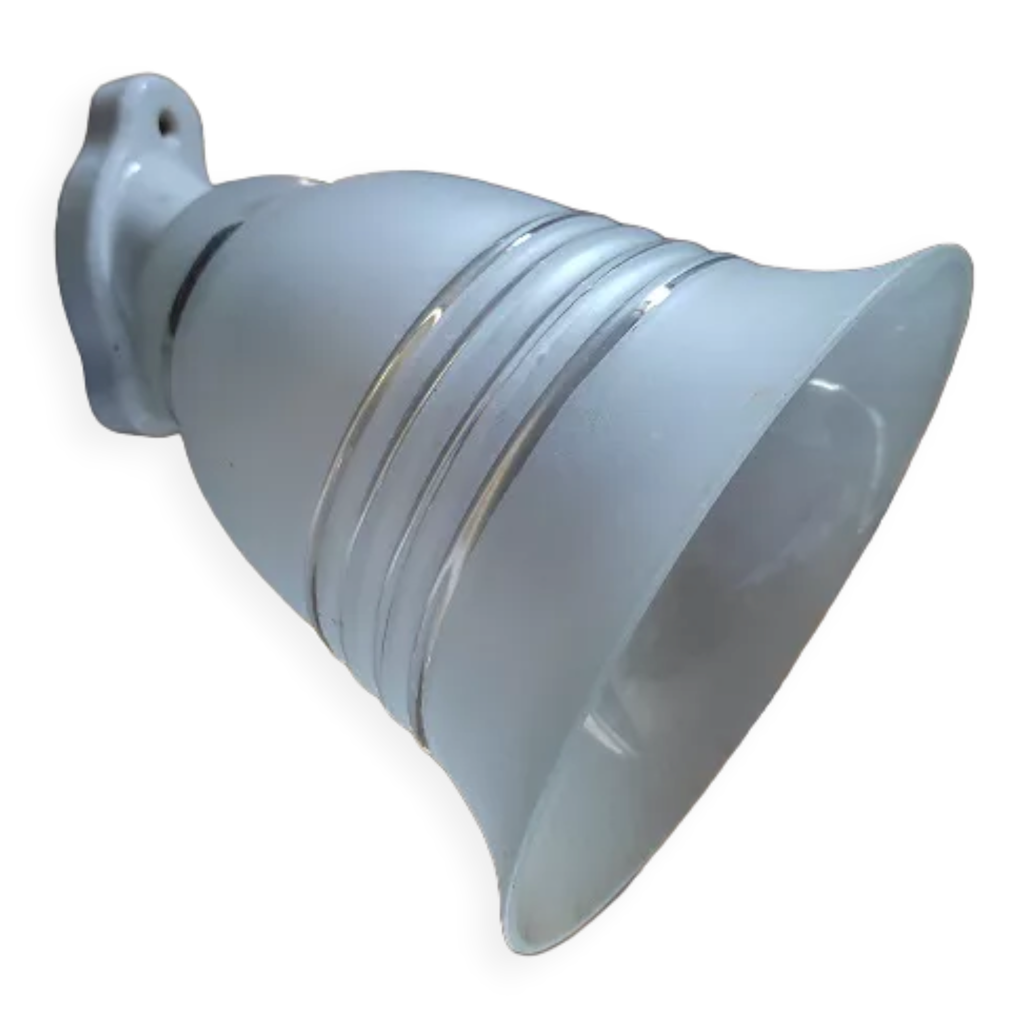 Wall lamp tulip frosted glass edging porcelain support dp 1122240