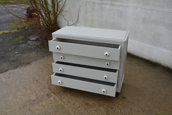 Painted vintage dresser