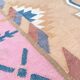 Pink and beige kilim rug 80 years – 186x127cm