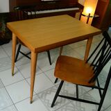 Table portfolio 60s oak