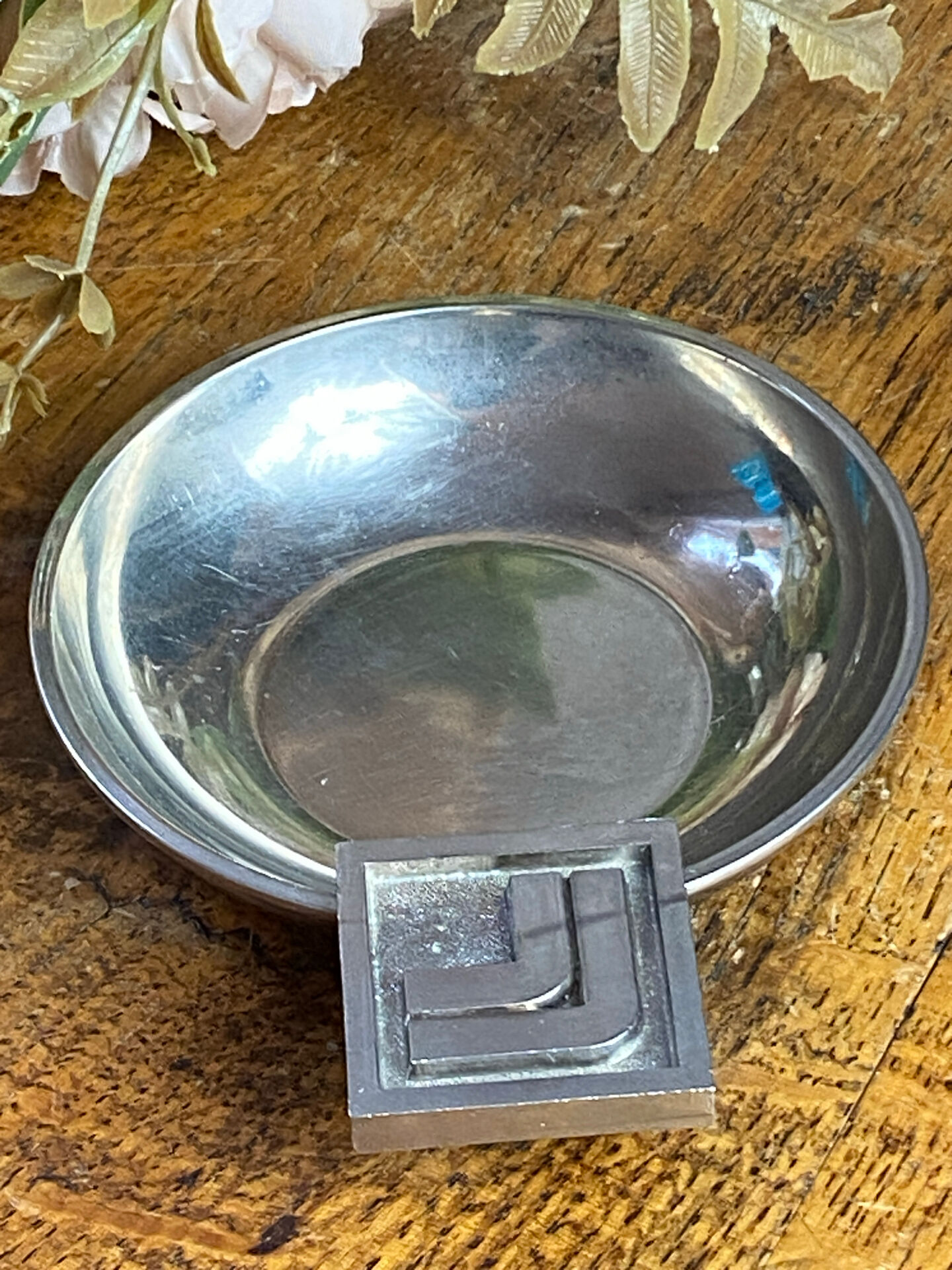 Silver-plated tastevin
