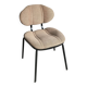 Beige brown fabric office chair, 1980s
