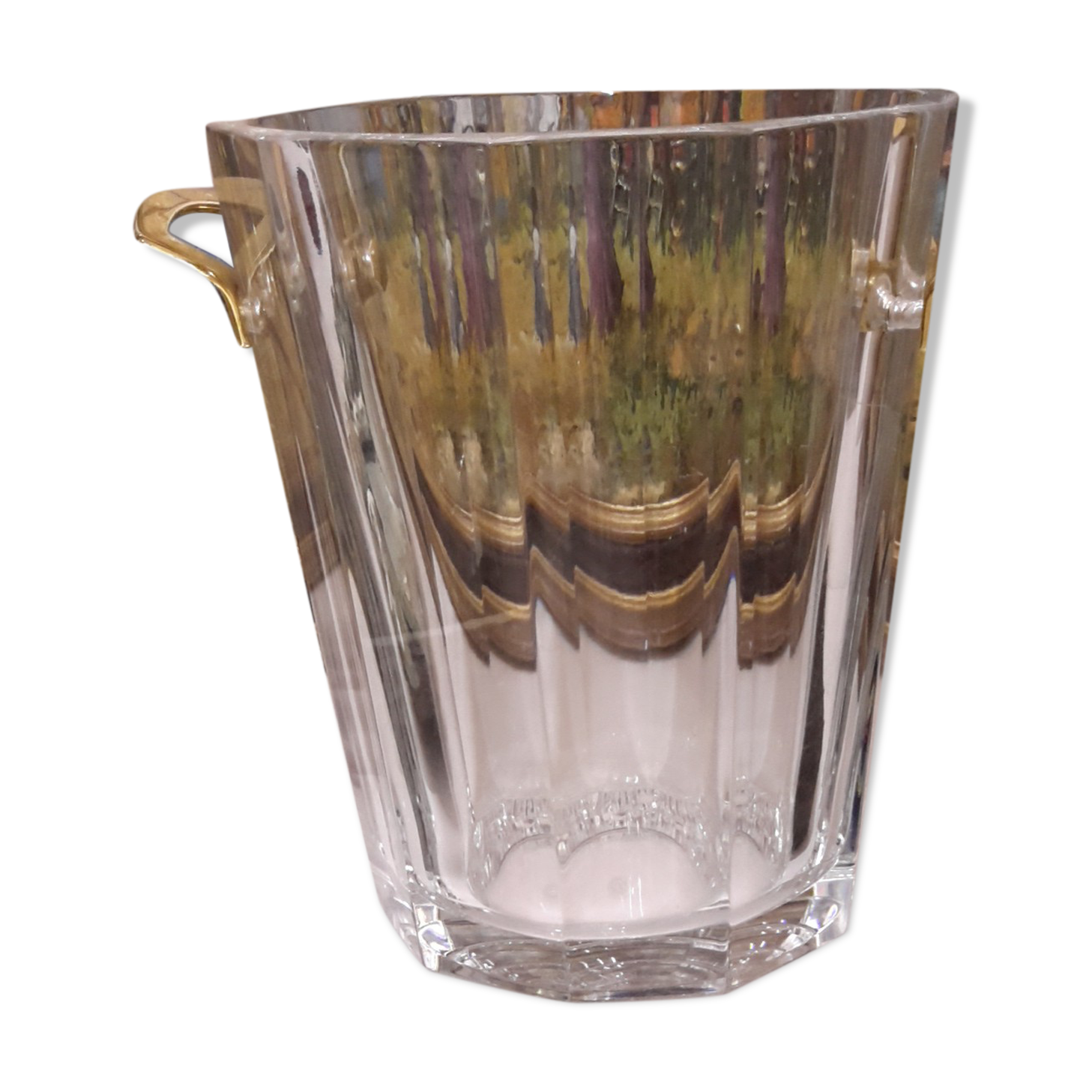 Maxim' model champagne bucket in Baccarat Crystal
