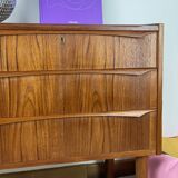 Scandinavian teak chest of drawers 1950