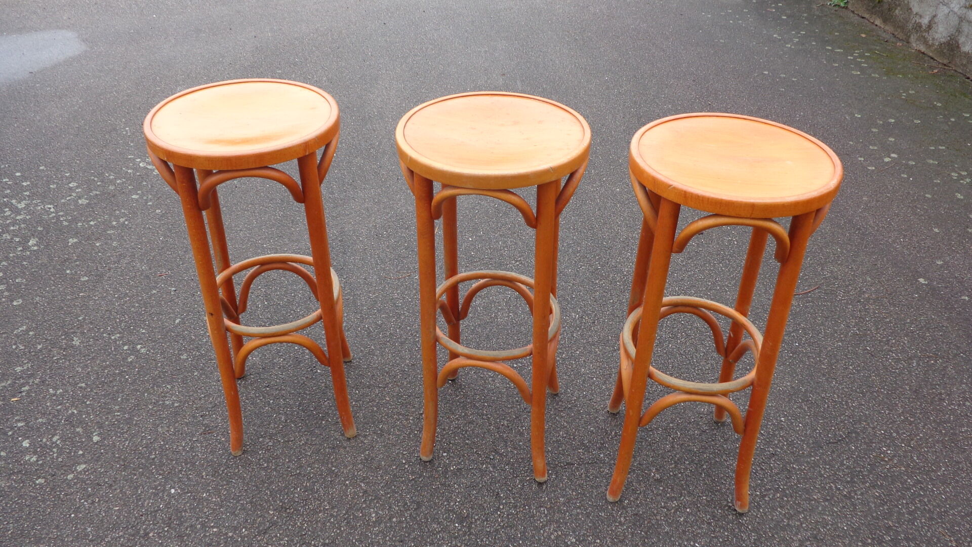Set de 3 tabourets de bar