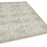 Turkish hand-knotted 1970s beige carpet 172 cm x 270 cm