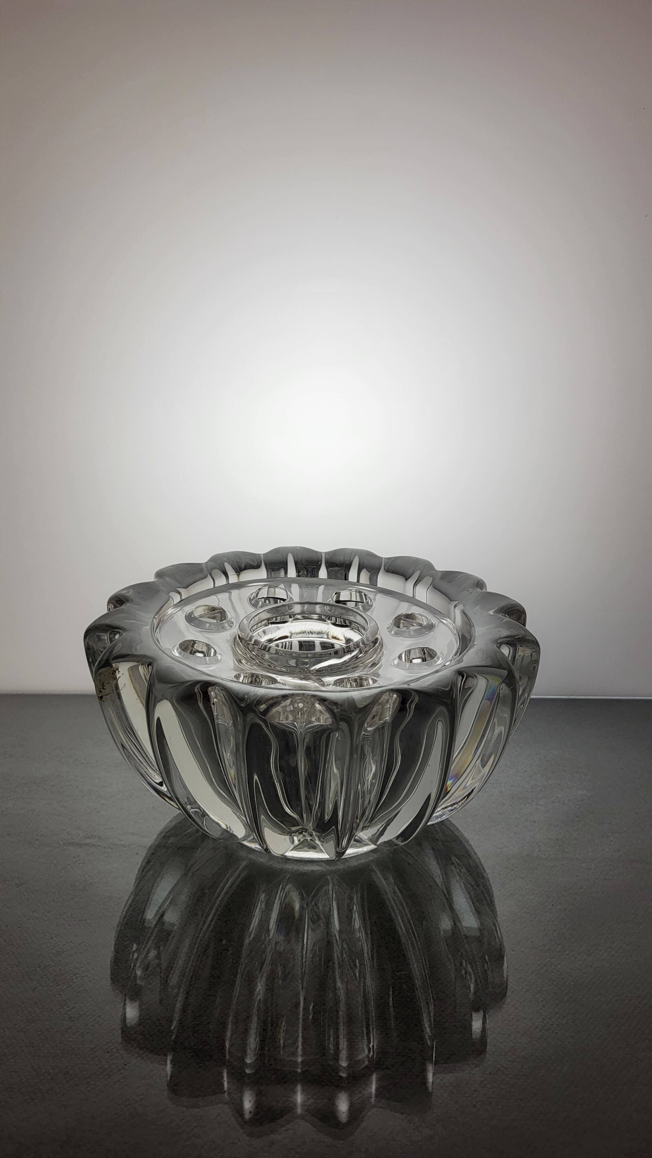 Pique Flowers Vase in crystal P. D'avesn