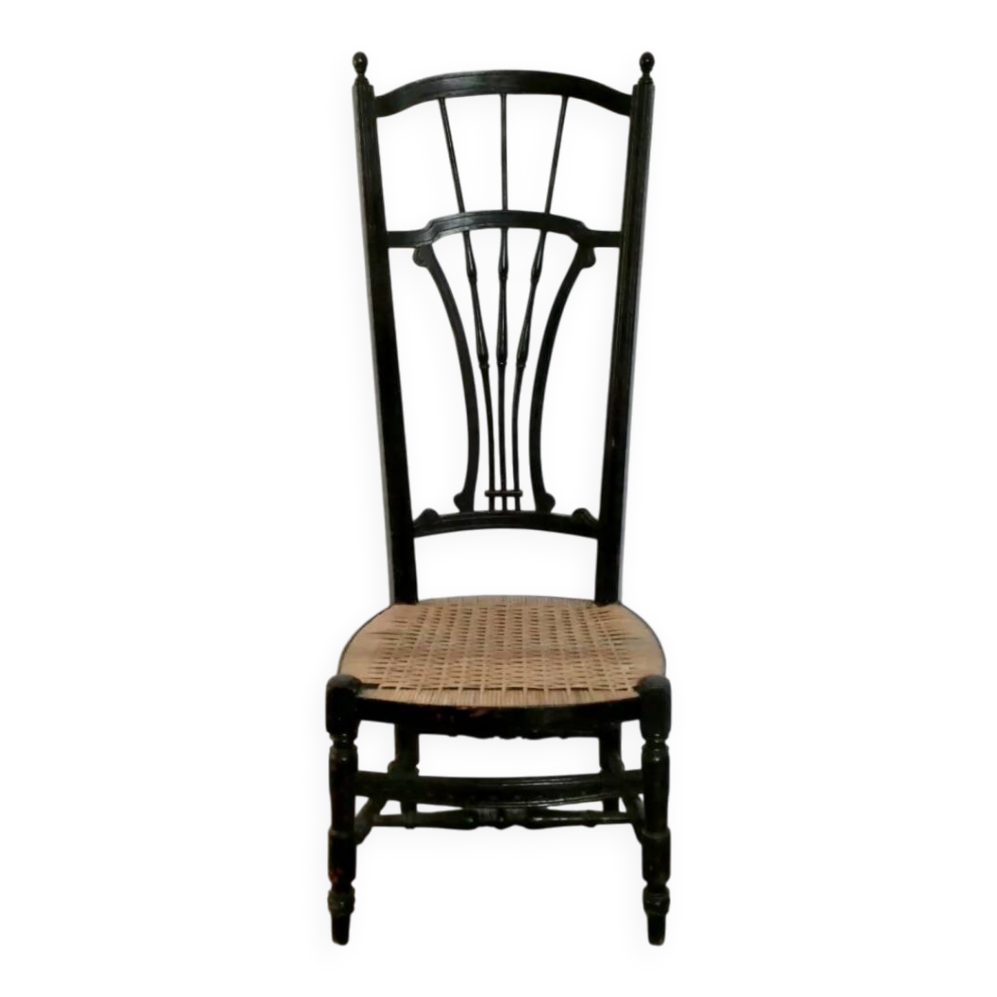 Provençal nursing chair with caned seat, around 1900
