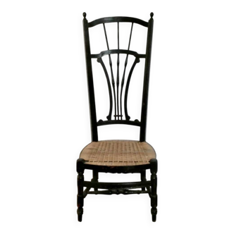 Provençal nursing chair with caned seat, around 1900