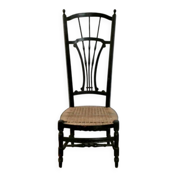 Provençal nursing chair with caned seat, around 1900