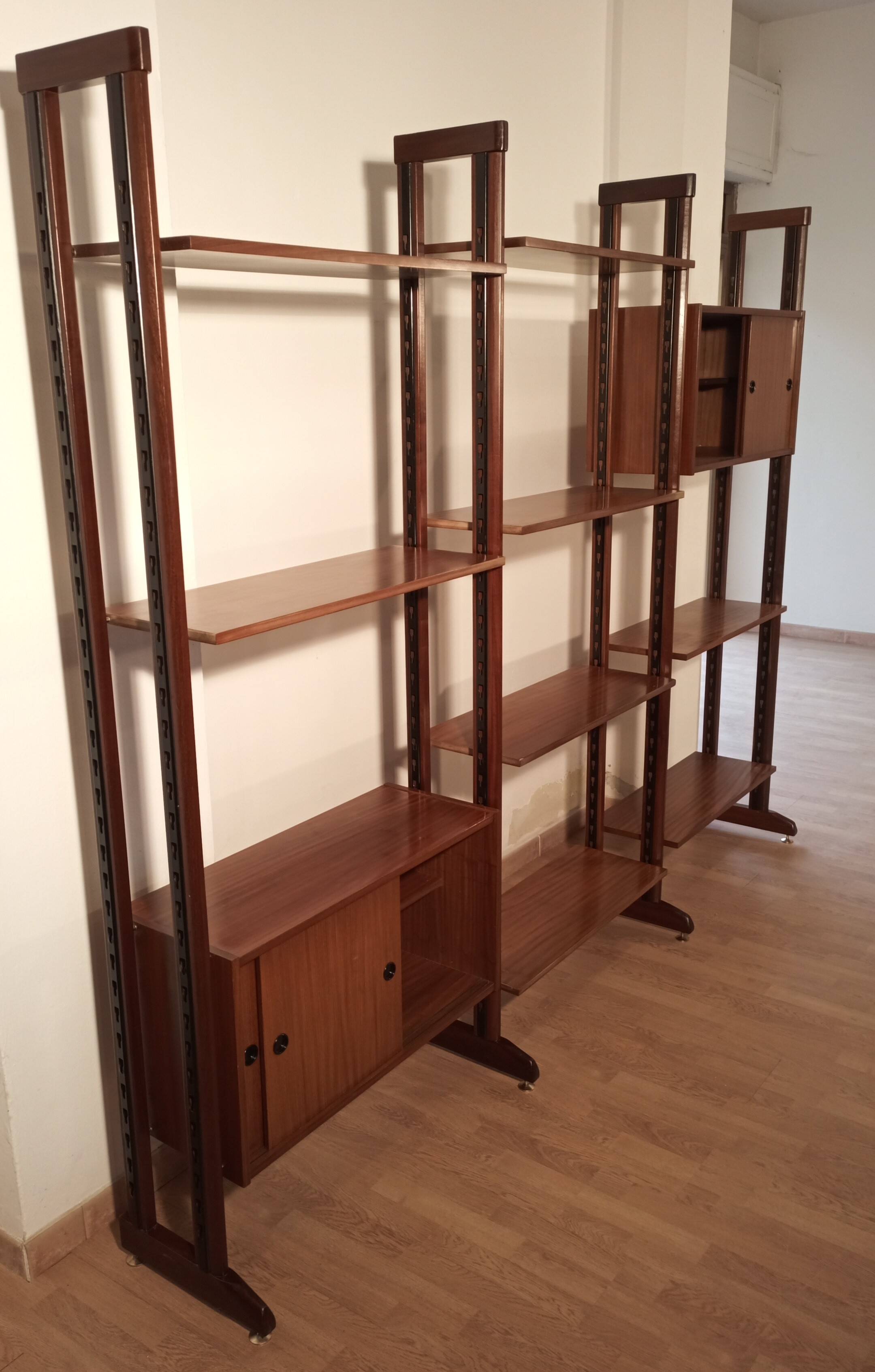 Vintage Modular Teak Bookcase, 1960s