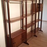 Vintage Modular Teak Bookcase, 1960s