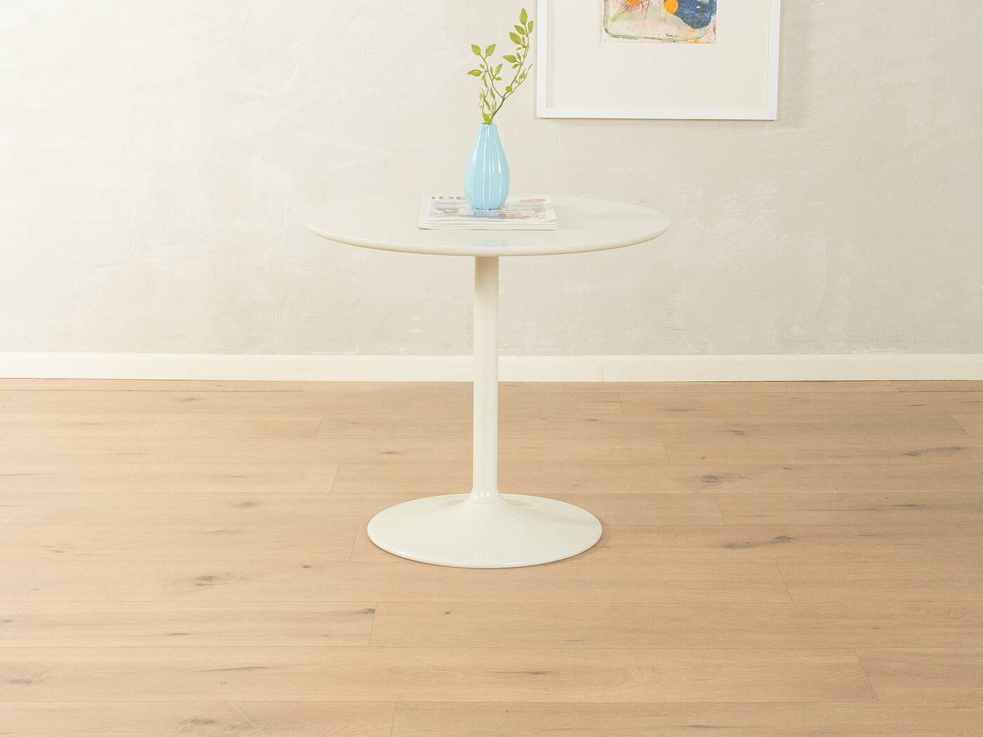 Side table by Opal Möbel, 1970s, Space Age, white