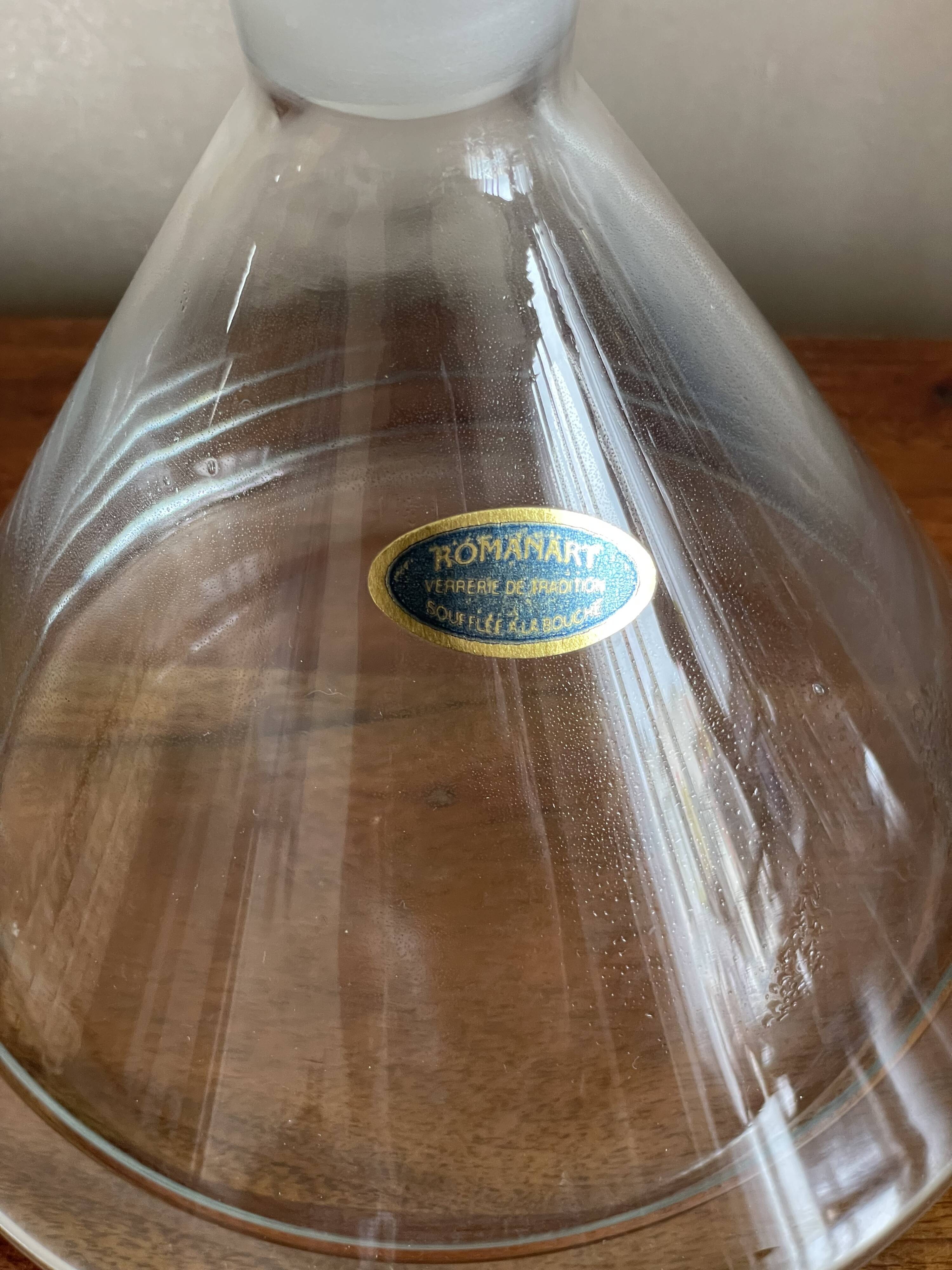 Blown glass decanter