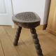Brutalist-style wooden tripod