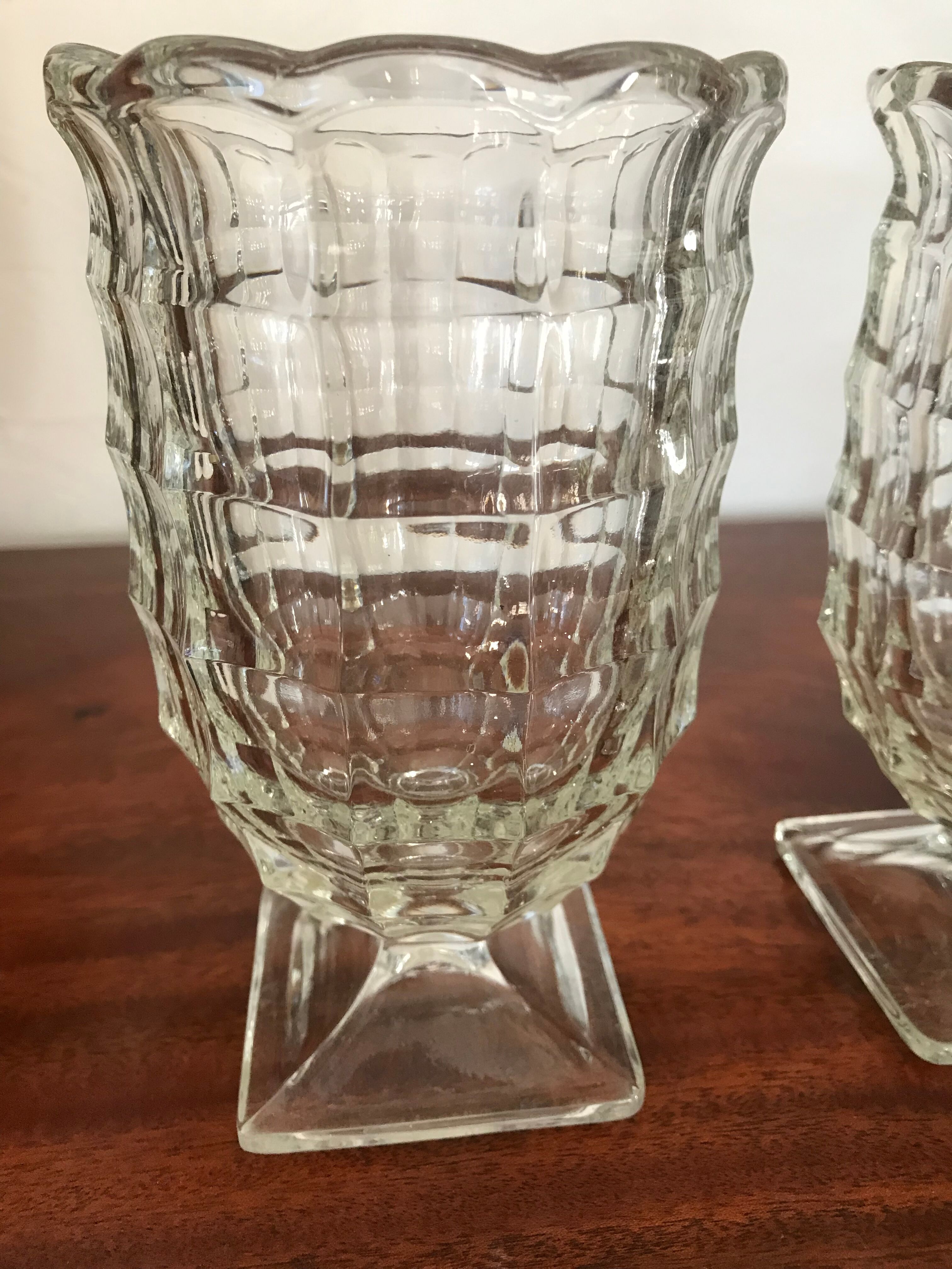 Vase Lobmeyr par Eduard Wimmer-Wisgrill circa 1930