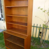 Oscar - shelves and showcase - vintage library